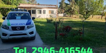 LUIS BELTRAN: El Destacamento Rural 133 de la policía de Río Negro en Luis Beltran cuenta, desde la última semana, con una nueva via de comunicación