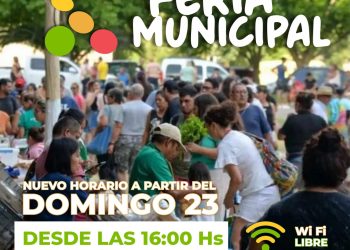 CHOELE CHOEL: La Feria Municipal adelanta su horario por la llegada del calor