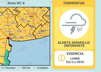 BAHIA BLANCA: Alerta Amarilla para este lunes en la ciudad y la región El Servicio Meteorológico Nacional emitió un alerta amarilla por tormentas para la tarde y a la noche de hoy en la ciudad y varias localidades de la zona de influencia.