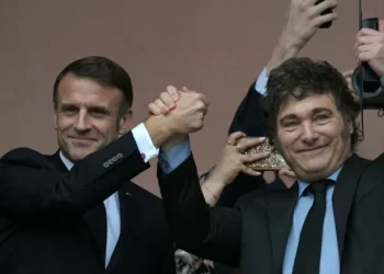 Javier Milei anunció que le comprará a Emmanuel Macron submarinos y buques