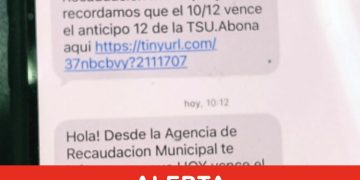 TORNQUIST: Alerta por mensajes falsos del municipio enviados a vecinos