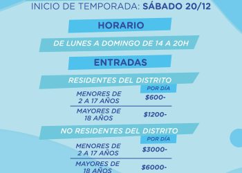 TORNQUIST: El sábado 20 iniciará la temporada en las piscinas municipales del distrito