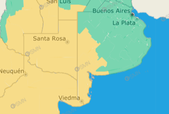 BAHIA BLANCA: El Servicio Meteorológico Nacional mantiene vigente una alerta amarilla para la ciudad y la región durante la tarde y noche de este viernes