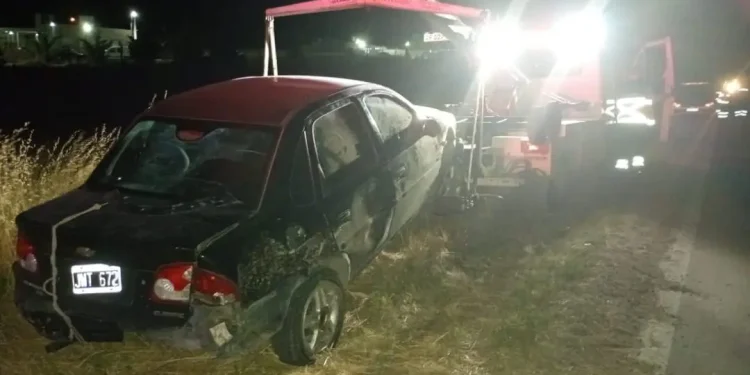 RUTA 3: Chocaron tres autos