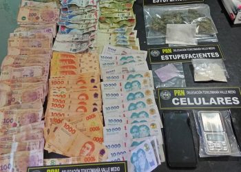 CHOELE CHOEL: Drogas «Allanamiento positivo a vivienda y secuestro de elementos»