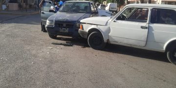 LUIS BELTRAN: En la tarde de éste sábado,minutos antes de las 7 de la tarde, ocurrió un siniestro vial en la intersección de avenida Avellaneda y calle 3 de Febrero