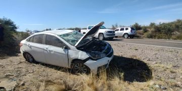 Incidente vial en el kilómetro 1036 de la ruta 22 en cercanías de Chimpay