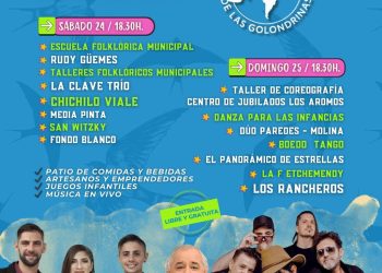 Villa Ventana se prepara para la 34º Fiesta Provincial de las Golondrinas Este fin de semana, Villa Ventana será nuevamente escenario de la 34º Fiesta Provincial de las Golondrinas, una tradicional celebración que año tras año convoca a una multitud en la Plaza Salerno de la localidad.