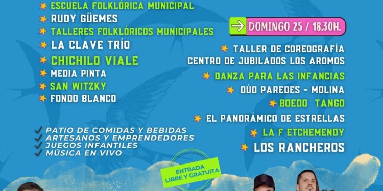 Villa Ventana se prepara para la 34º Fiesta Provincial de las Golondrinas Este fin de semana, Villa Ventana será nuevamente escenario de la 34º Fiesta Provincial de las Golondrinas, una tradicional celebración que año tras año convoca a una multitud en la Plaza Salerno de la localidad.