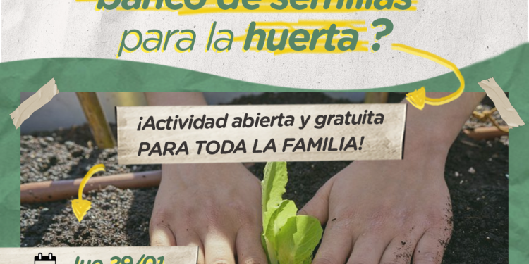 TORNQUIST: Taller práctico sobre cómo crear un banco de semillas para huerta Un taller práctico sobre cómo crear un banco de semillas para la huerta, dictará la Subsecretaría de Ambiente de Tornquist Municipio.