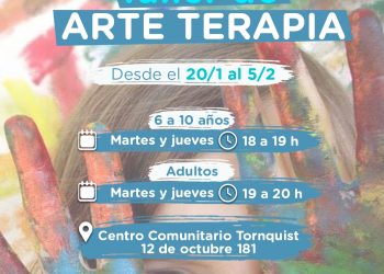 TORNQUIST: Salud Mental «El municipio brindará un Taller de Arteterapia»