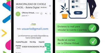 CHOELE CHOEL: Choele avanza en la digitalización: impulsan la Boleta Digital municipal por correo electrónico para facilitar el pago de tasas.