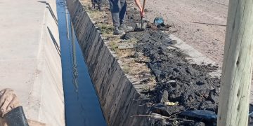 CHOELE CHOEL: Limpieza preventiva de desagües ante posibles tormentas