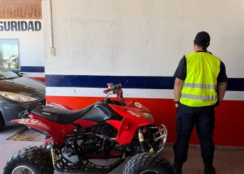 POMONA: Motor denunciado por “robo” fue detectado en control policial