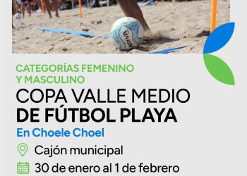 CHOELE CHOEL: Choele será sede de la Copa Valle Medio de Fútbol Playa en la Isla 92