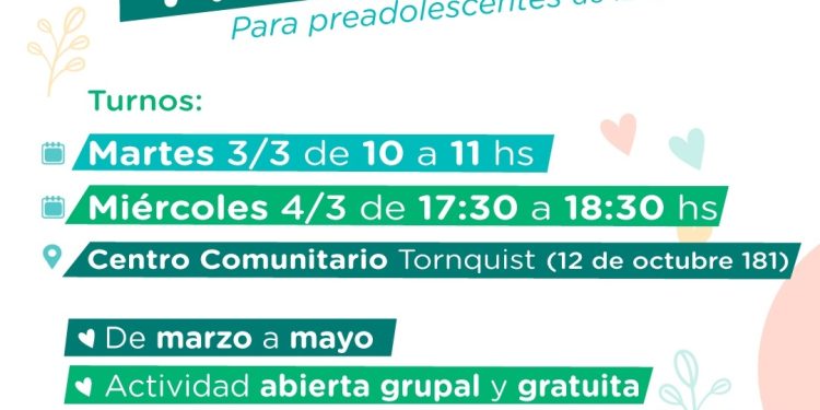 TORNQUIST: Desde marzo se dictará un Taller de Arteterapia para adolescentes Impulsado por la Subsecretaría de Infancias y Juventudes de Tornquist Municipio, partir de marzo comenzará un Taller de Arteterapia destinado a preadolescentes de 12 a 14 años, una propuesta gratuita que busca brindar un espacio de expresión, creatividad y encuentro.
