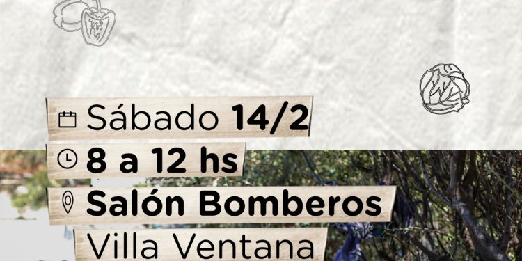 VILLA VENTANA: Llega la Feria Municipal Distrital  Continuando con su modalidad itinerante, este sábado 14 la Feria Municipal Distrital se realizará en Villa Ventana.