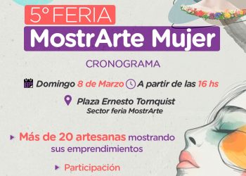 TORNQUIST: 8 de marzo: 5° Feria ‘MostrArte Mujer’
