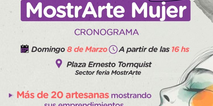 TORNQUIST: 8 de marzo: 5° Feria ‘MostrArte Mujer’ En el marco del Día Internacional de la Mujer, Tornquist Municipio llevará adelante la 5° edición de la Feria “MostrArte Mujer”, un espacio destinado a visibilizar el trabajo, el compromiso y el desarrollo productivo de mujeres del distrito.