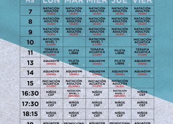 TORNQUIST: Abiertas las inscripciones para el Natatorio Climatizado Municipal