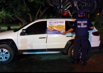 Río Colorado: Control policial permitió recuperar vehículo robado