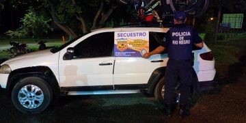 Río Colorado: Control policial permitió recuperar vehículo robado