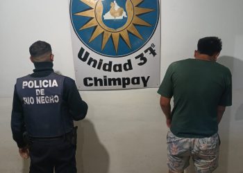 CHIMPAY: Detienen a un hombre por grave hecho de violencia de género