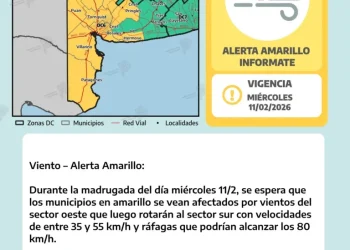 TORNQUIST: Alerta amarilla por amarilla por tormentas y viento para el distrito