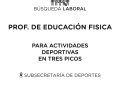 TORNQUIST: Búsqueda laboral Profesor/a de Educación Física