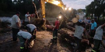 SIERRA DE LA VENTANA: Continúan los trabajos en el acceso