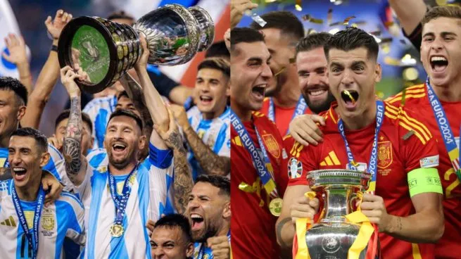 Se cancela la Finalissima 2026 entre la Selección argentina y España El organismo del fútbol europeo confirmó que no se logró acordar una nueva fecha para el duelo entre los campeones de la Eurocopa y la Copa América. El partido iba a jugarse en Qatar, pero la situación política en la región obligó a suspenderlo.