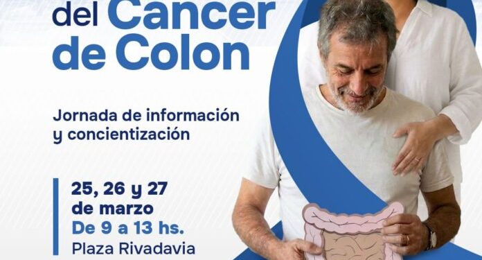 BAHIA BLANCA: Jornadas de prevención del Cáncer de Colon  En el marco del Día de la Lucha contra el Cáncer de Colon, que tiene lugar cada 31 de marzo, la plaza Rivadavia será sede durante tres días de jornadas de prevención y concientización.
