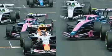 El video de la largada de Franco Colapinto en el Gran Premio de Australia: polémica y sanción