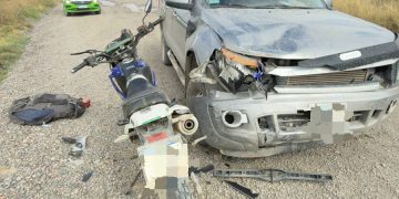 LAMARQUE: Un accidente de tránsito ocurrido durante la mañana de este sábado, en un camino rural de Isla Chica