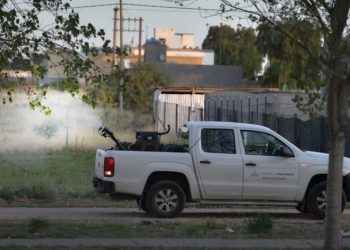 BAHIA BLANCA: Trabajos de fumigación en el distrito