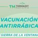 SIERRA DE LA VENTANA: Continúan las jornadas de vacunación antirrábica