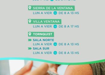 TORNQUIST: Continuará la campaña de vacunación antigripal en el distrito