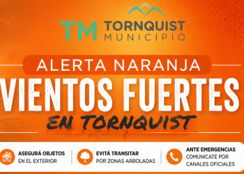 TORNQUIST: Comunicado del Municipio sobre el alerta naranja en el distrito
