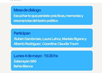 BAHIA BLANCA: Este lunes 4 de mayo comienzan las XVII Jornadas Nacionales y XII Latinoamericana de AINCRIT