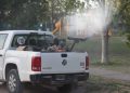 BAHIA BLANCA: Tareas de fumigación