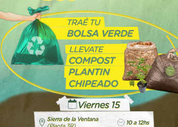 SIERRA DE LA VENTANA / TORNQUIST: Se viene una jornada de ecocanje