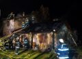 SIERRA DE LA VENTANA:  incendio de una vivienda en el barrio San Bernardo