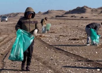 MONTE HERMOSO: Tras la sudestada: voluntarios retiraron más de 4 toneladas de residuos de la costa