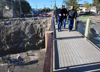 BAHIA BLANCA: Canal Maldonado «Provincia avanza con la construcción del nuevo puente sobre Pampa Central»
