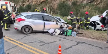 Cuatro muertos tras un choque a la altura del abra de la Ventana