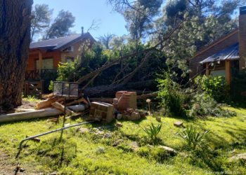 VILLA VENTANA: continúan los trabajos para restablecer servicios eléctricos y de internet