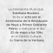 SIERRA DE LA VENTANA: Cambio de horario del acto por el Aniversario de la Revolución de Mayo