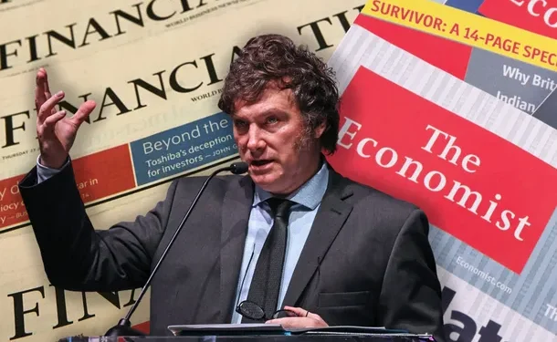 Tras el análisis del Financial Times, The Economist también advierte sobre Javier Milei: «Serios problemas»