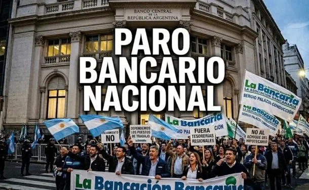 A qué hora empieza el paro bancario nacional este miércoles  Tal cual fue anunciado días atrás, el gremio realiza este miércoles 13 de mayo un nuevo paro bancario. Los alcances.