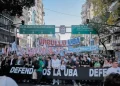 Universidades marchan en todo el país contra el ajuste de Javier Milei y por la ley de Financiamiento